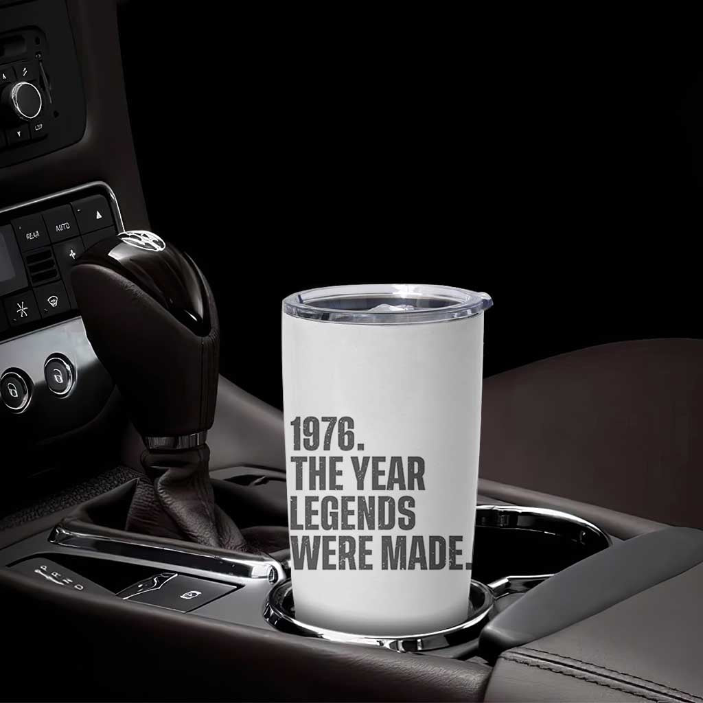 1976 The Year Legends Were Made Tumbler Cup Minimalist Retro 50th Birthday