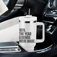 1976 The Year Legends Were Made Tumbler With Handle Minimalist Retro 50th Birthday