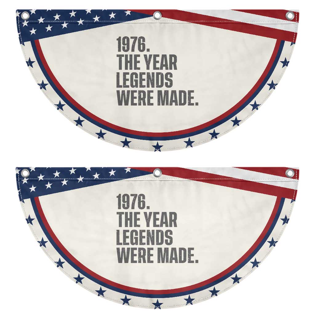 1976 The Year Legends Were Made Patriotic Fan Flag Minimalist Retro 50th Birthday
