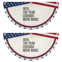 1976 The Year Legends Were Made Patriotic Fan Flag Minimalist Retro 50th Birthday