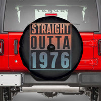 Straight Outta 1976 Spare Tire Cover Funny 50th Birthday Retro Neon Gradient Effect Printing