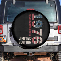 Vintage 1976 All Original Parts Spare Tire Cover Patriotic US Flag 50th Birthday Gift