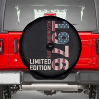 Vintage 1976 All Original Parts Spare Tire Cover Patriotic US Flag 50th Birthday Gift