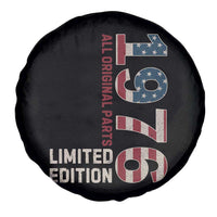 Vintage 1976 All Original Parts Spare Tire Cover Patriotic US Flag 50th Birthday Gift