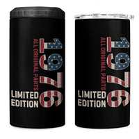 Vintage 1976 All Original Parts 4 in 1 Can Cooler Tumbler Patriotic US Flag 50th Birthday Gift