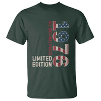 Vintage 1976 All Original Parts T Shirt Patriotic US Flag 50th Birthday Gift