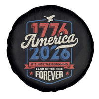America 250th Anniversary 1776 to 2026 Spare Tire Cover Land Of The Free Patriotic Gift