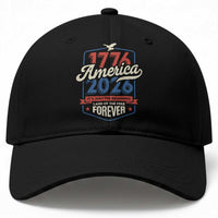 America 250th Anniversary 1776 to 2026 Baseball Cap Land Of The Free Patriotic Gift