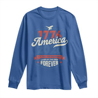 America 250th Anniversary 1776 to 2026 Long Sleeve Shirt Land Of The Free Patriotic Gift