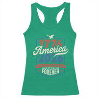 America 250th Anniversary 1776 to 2026 Racerback Tank Top Land Of The Free Patriotic Gift