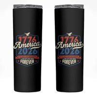 America 250th Anniversary 1776 to 2026 Skinny Tumbler Land Of The Free Patriotic Gift