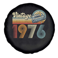 Vintage Sunset 1976 Retro Cassette Spare Tire Cover Mechanical Dial Tech Nostalgia 50th Birthday