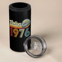 Vintage Sunset 1976 Retro Cassette 4 in 1 Can Cooler Tumbler Mechanical Dial Tech Nostalgia 50th Birthday