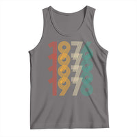 Retro 1976 Multi Line Neon Pop Typography Tank Top Vintage 50th Birthday Gift