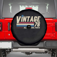 Vintage 76 All Original Parts Spare Tire Cover Retro Stripe Patriotic 50th Birthday