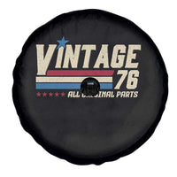 Vintage 76 All Original Parts Spare Tire Cover Retro Stripe Patriotic 50th Birthday