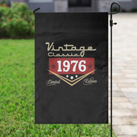 Vintage Classic 1976 Limited Edition Garden Flag Luxury Retro Milestone Birthday