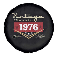 Vintage Classic 1976 Limited Edition Spare Tire Cover Luxury Retro Milestone Birthday