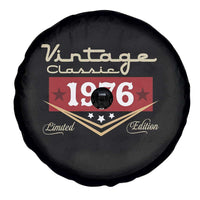 Vintage Classic 1976 Limited Edition Spare Tire Cover Luxury Retro Milestone Birthday