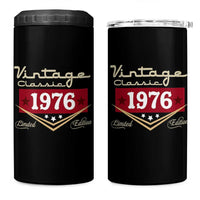 Vintage Classic 1976 Limited Edition 4 in 1 Can Cooler Tumbler Luxury Retro Milestone Birthday