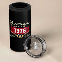Vintage Classic 1976 Limited Edition 4 in 1 Can Cooler Tumbler Luxury Retro Milestone Birthday