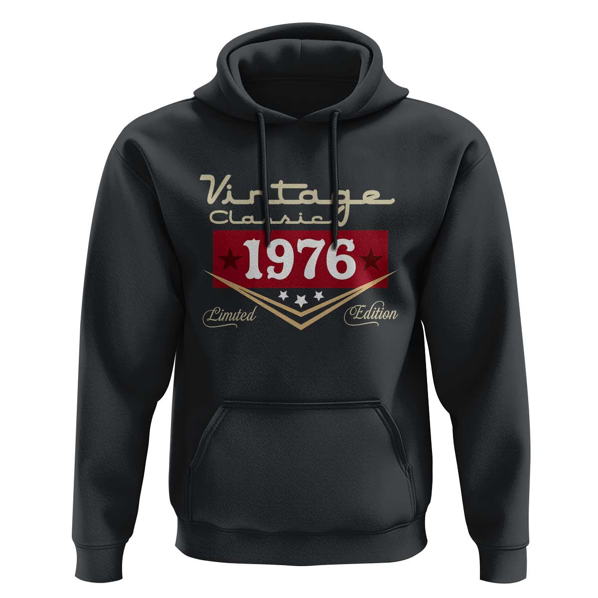 Vintage Classic 1976 Limited Edition Hoodie Luxury Retro Milestone Birthday