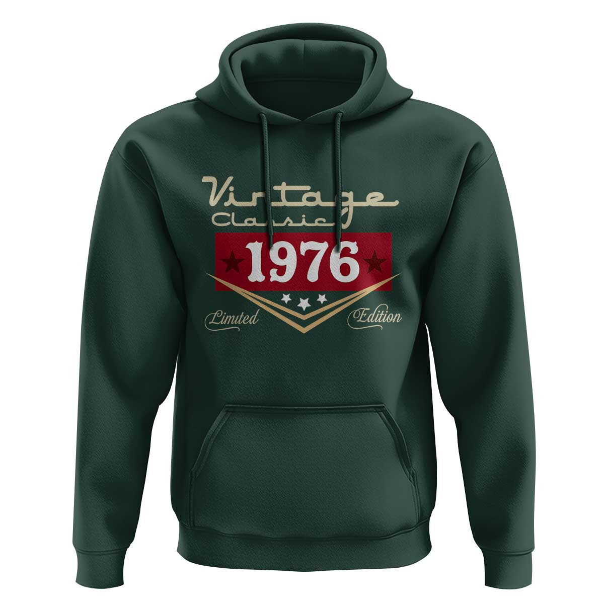 Vintage Classic 1976 Limited Edition Hoodie Luxury Retro Milestone Birthday