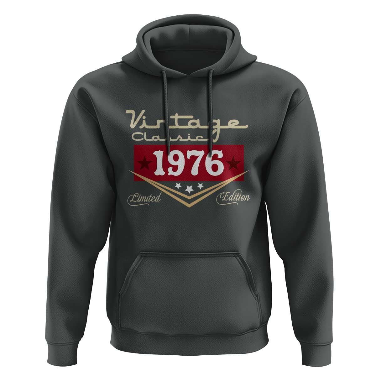 Vintage Classic 1976 Limited Edition Hoodie Luxury Retro Milestone Birthday
