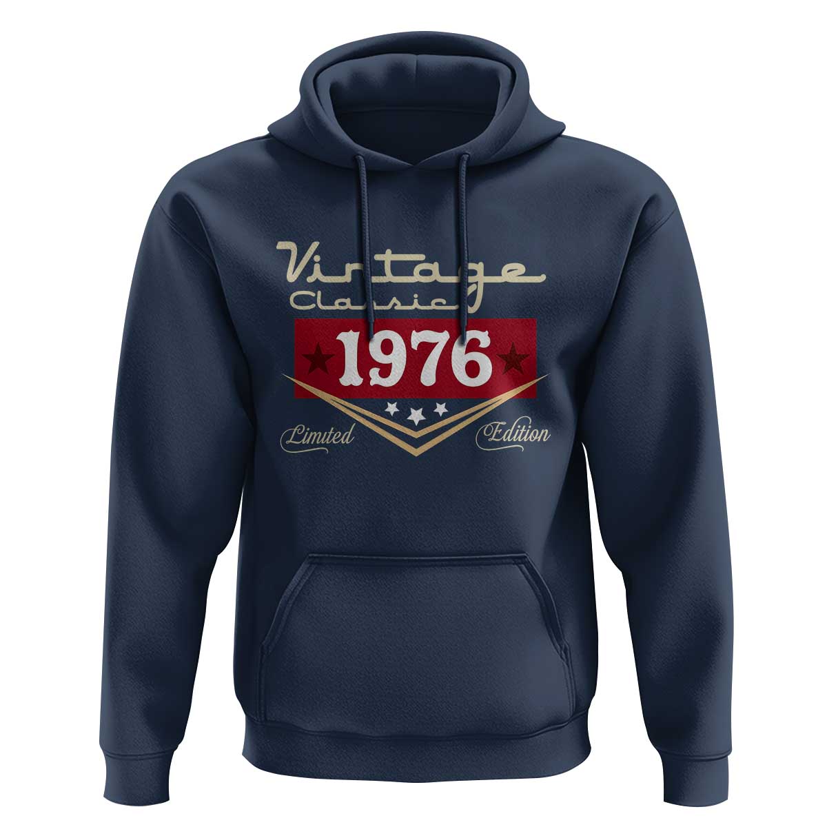 Vintage Classic 1976 Limited Edition Hoodie Luxury Retro Milestone Birthday