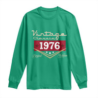 Vintage Classic 1976 Limited Edition Long Sleeve Shirt Luxury Retro Milestone Birthday