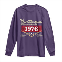 Vintage Classic 1976 Limited Edition Long Sleeve Shirt Luxury Retro Milestone Birthday