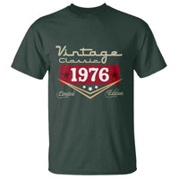 Vintage Classic 1976 Limited Edition T Shirt Luxury Retro Milestone Birthday