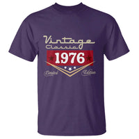 Vintage Classic 1976 Limited Edition T Shirt Luxury Retro Milestone Birthday