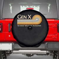 Gen X We Made Whatever An Emotion Spare Tire Cover Vintage Retro 70s Rainbow Graphic