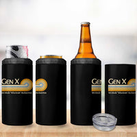 Gen X We Made Whatever An Emotion 4 in 1 Can Cooler Tumbler Vintage Retro 70s Rainbow Graphic