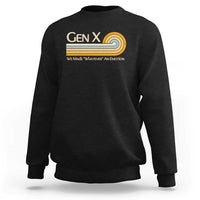 Gen X We Made Whatever An Emotion Sweatshirt Vintage Retro 70s Rainbow Graphic