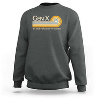 Gen X We Made Whatever An Emotion Sweatshirt Vintage Retro 70s Rainbow Graphic