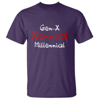 Gen X Xennial Millennial T Shirt Micro Generation Retro Typography Graphic