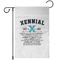 Xennial Definition 1977 to 1985 Garden Flag Vintage Dictionary Style Graphic