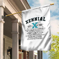 Xennial Definition 1977 to 1985 Garden Flag Vintage Dictionary Style Graphic