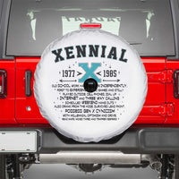 Xennial Definition 1977 to 1985 Spare Tire Cover Vintage Dictionary Style Graphic