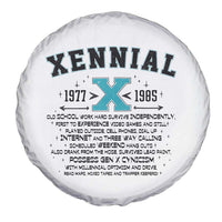 Xennial Definition 1977 to 1985 Spare Tire Cover Vintage Dictionary Style Graphic