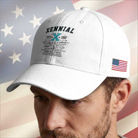 Xennial Definition 1977 to 1985 Baseball Cap Vintage Dictionary Style Graphic
