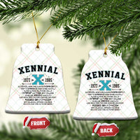 Xennial Definition 1977 to 1985 Ceramic Ornament Vintage Dictionary Style Graphic