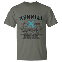 Xennial Definition 1977 to 1985 T Shirt Vintage Dictionary Style Graphic