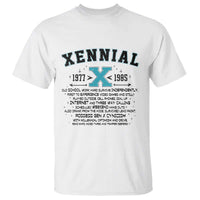 Xennial Definition 1977 to 1985 T Shirt Vintage Dictionary Style Graphic