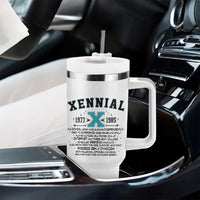 Xennial Definition 1977 to 1985 Tumbler With Handle Vintage Dictionary Style Graphic
