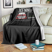 Xennial Typewriter and Computer Screen Throw Blanket Analog Childhood Digital Adulthood