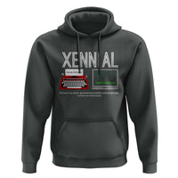Xennial Typewriter and Computer Screen Hoodie Analog Childhood Digital Adulthood