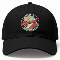 Xennial The Best of Two Generations Baseball Cap Retro Sunset Vintage 70s Graphic